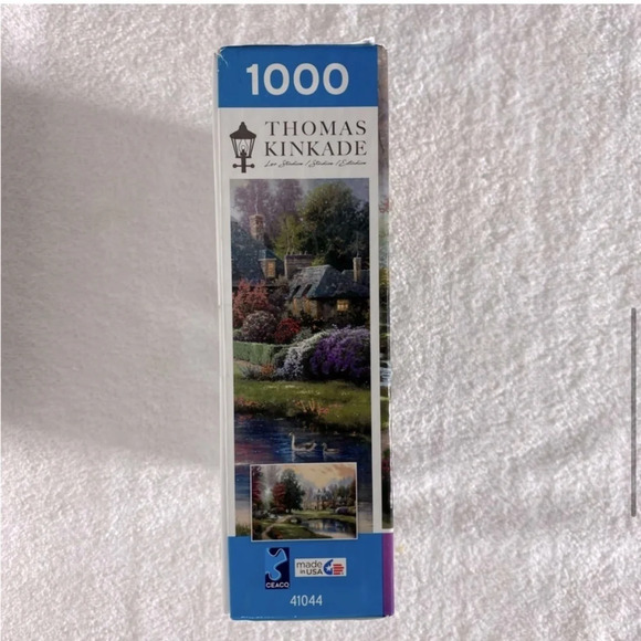 CEACO Thomas Kinkade Leo Studios 1000 PC Landscape Puzzle With Poster  NEW - Picture 7 of 16
